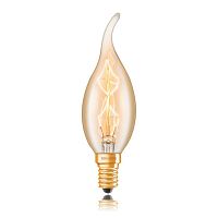Лампа накаливания Ретро Sun Lumen Свеча на ветру CF35 7F4 2200K 40Вт E14 2200К картинка 